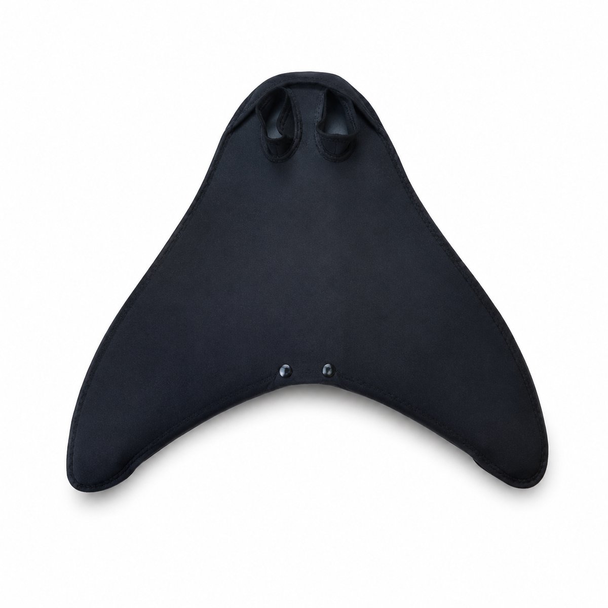 Monovin voor zeemeerminzwemmen - Zwart - Schoenmaat 38-43 - Neopreen - ca. 57 x 49 cm