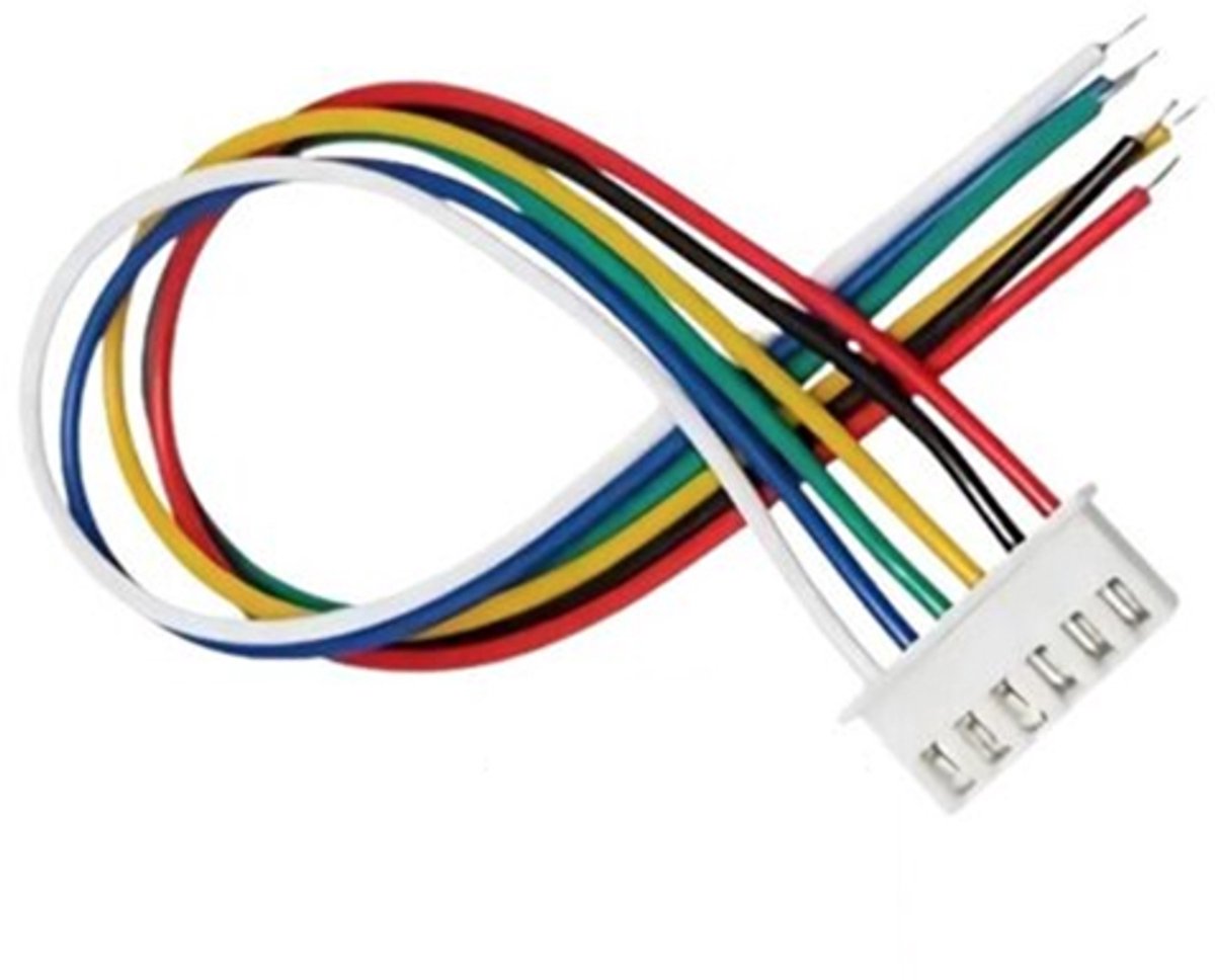 XH2.54 6-Pins Female Kabel – 15 cm – Aansluitkabel voor Sensoren & Modules