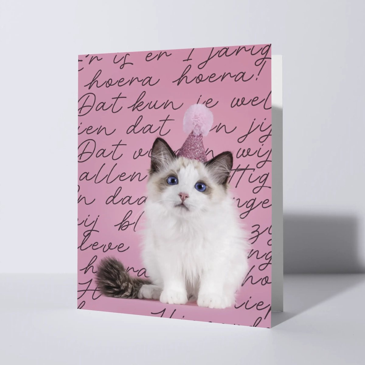 CAT'CHY Cards - wenskaart - verjaardag - kat - ragdoll