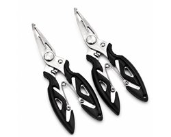 Vistang 12 cm – 2 Stuks – RVS & ABS – Zwart – Onthakingstang – Vissen