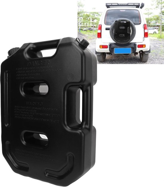 Grote 10L Brandstoftank voor Opslag, Schokbestendige Noodback-up voor Benzine en Diesel, Ideaal voor Motoren en Off-road Voertuigen — afbeelding 5