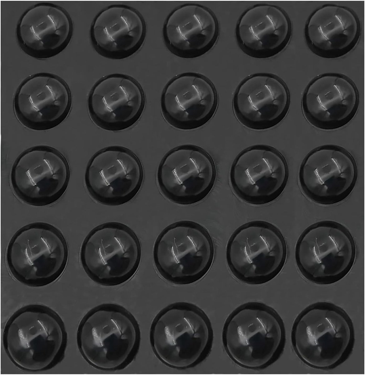 Zelfklevende Isolatievoetjes - Set van 25 0.75" Siliconen Halfronde Demper, Geluidsreducerende Rubber Pads voor Speakers, Elektronica, Meubels en Laptops