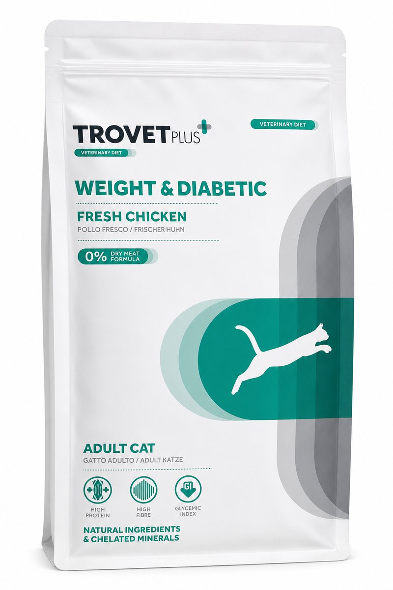 TROVET Plus Weight & Diabetic Fresh Chicken 1,2 kg