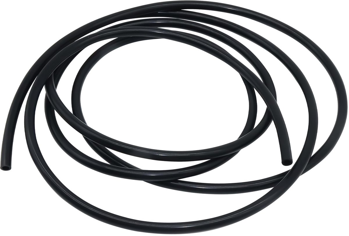 Siliconen slang 2mm - 3 meter zwart - flexibel - ideaal voor pompen en luchtslangen - ShopVlot