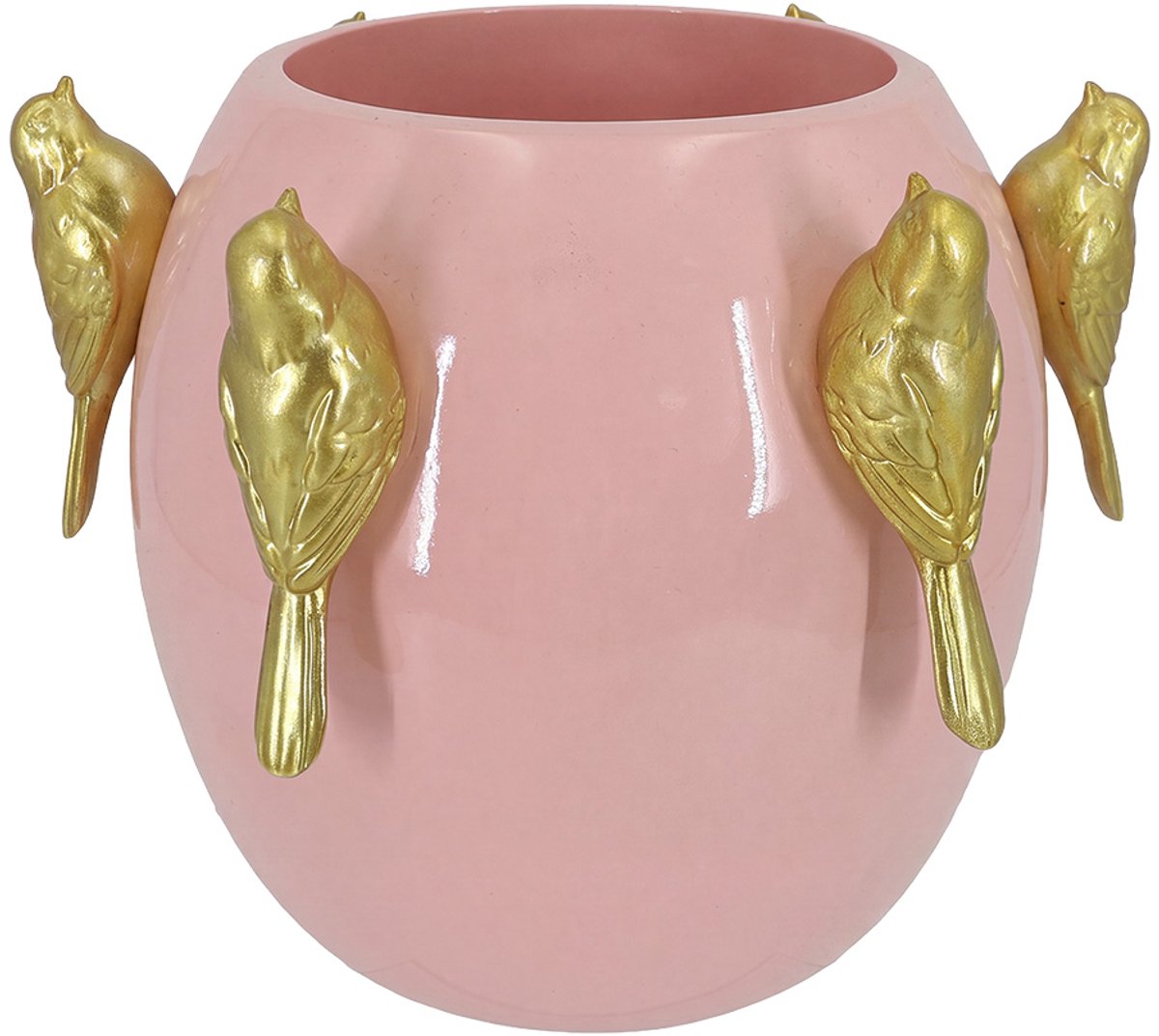 Clayre & Eef Bloempot Roze Kunststof