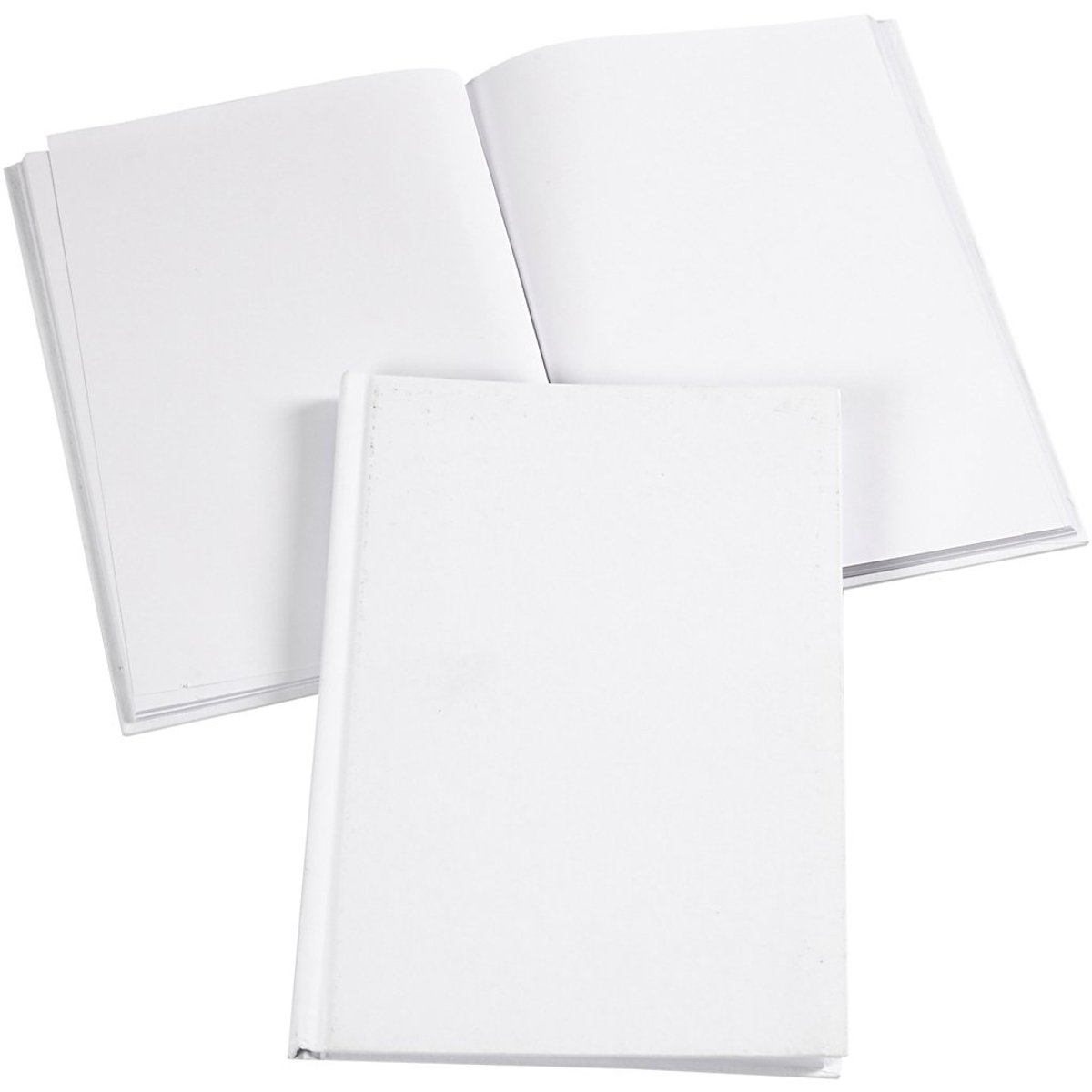 Notitieboek A5 15x21 cm - wit - gelinieerd - ideaal voor notities - ShopVlot