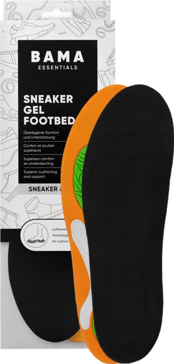 Bama Sneaker Gel Support Footbed - Gelzolen voor ondersteuning met schokdemping - 36/37