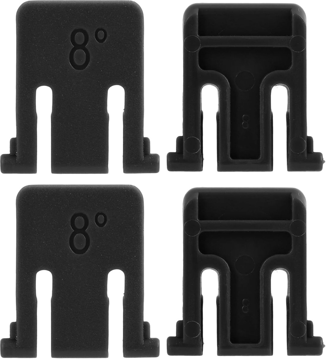 reservepoten toetsenbord set van 4 - robuust zwart - compatibel met K200/MK200 - verbeterde stabiliteit - ShopVlot