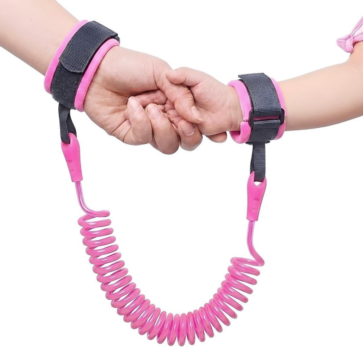 Veiligheidsgordel voor Kinderen van 2-6 Jaar, Verstelbare Lengte tot 2 Meter, Robuust en Comfortabel voor Wandelen, Winkelen en Reizen