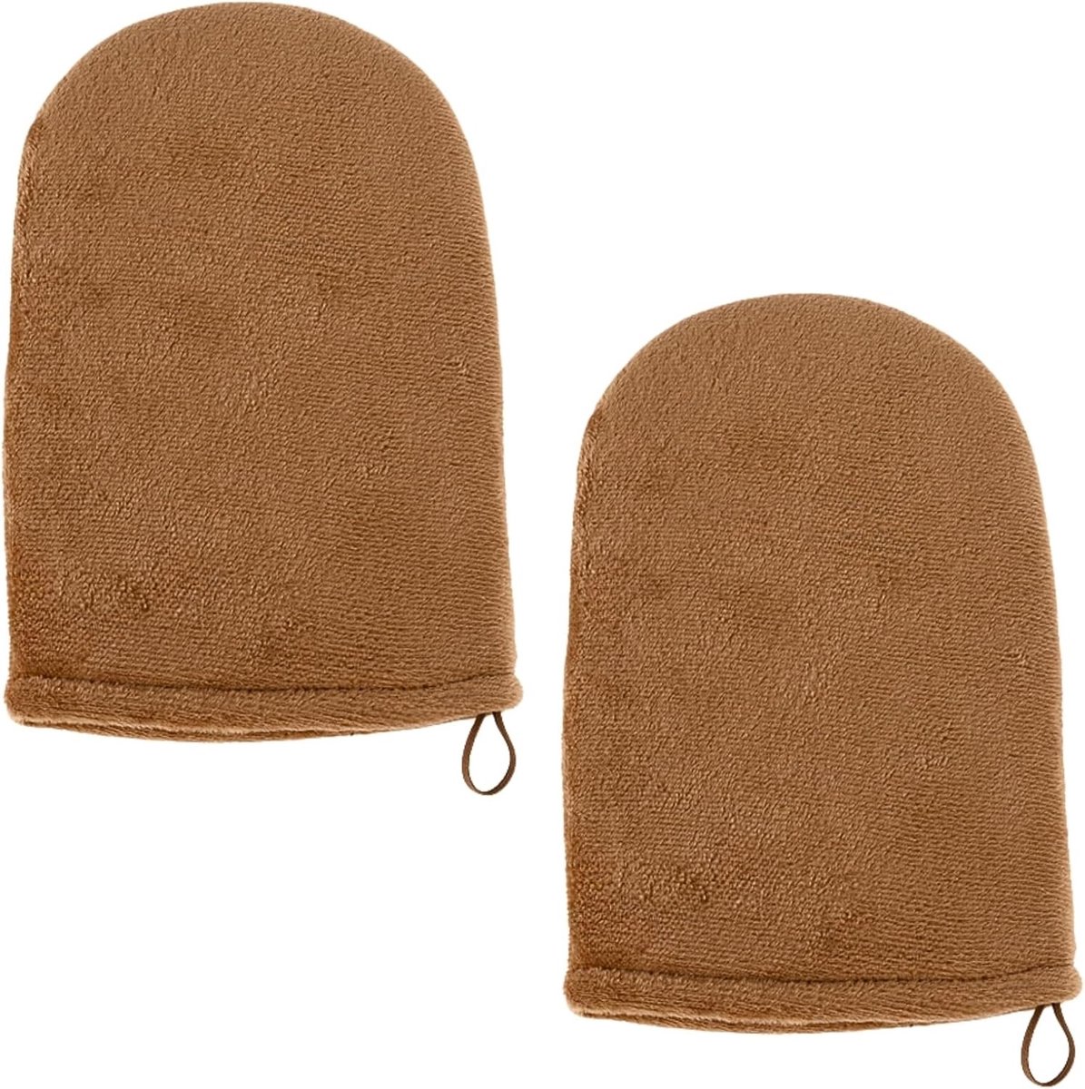 2-Pack Herbruikbare Zelfbruiningshandschoenen voor Zonnebrandcrème en Zonnebaden - Ideaal voor een Gelijkmatige Bruine Huid en Comfortabel Gebruik
