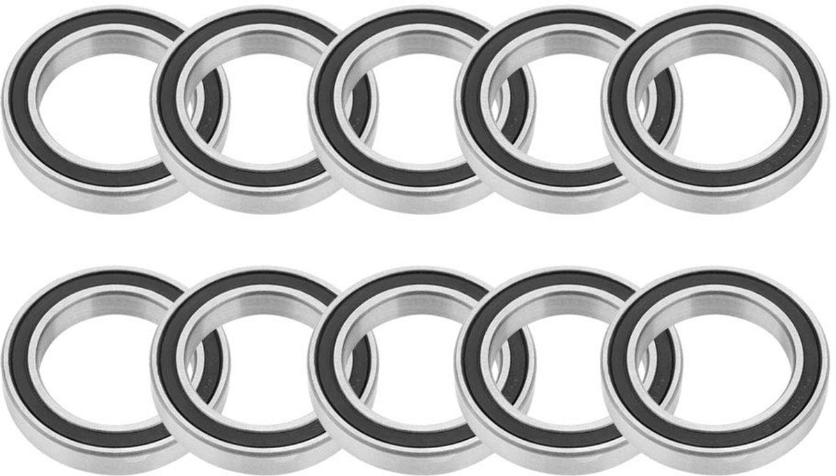 10pcs ball bearings, 6805-2RS chrome steel rubber sealed groove ball bearings single row inside/outer diameter - ShopVlot
