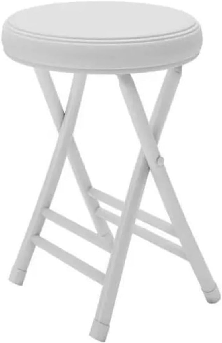 ILOOXI Padded Padded Folding Stool Stackable Portable Folding Chair Round Folding Bar Stool 350lbs Capacity Folding - ShopVlot
