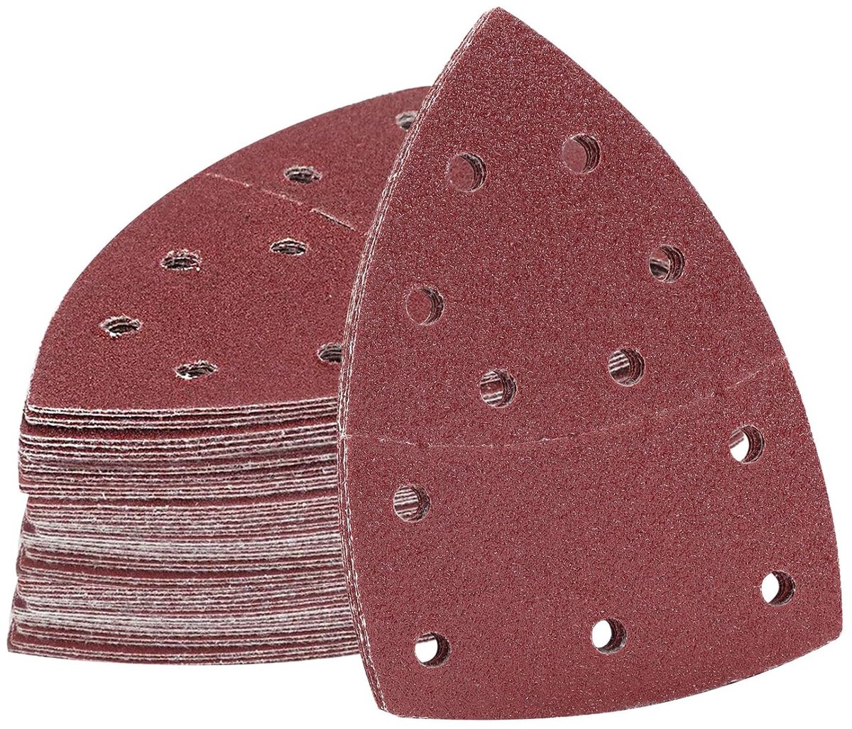 Delta schuurpapier 72 delen - 11 gaten - 6 korrelgroottes - perfect voor schuren en polijsten - ShopVlot