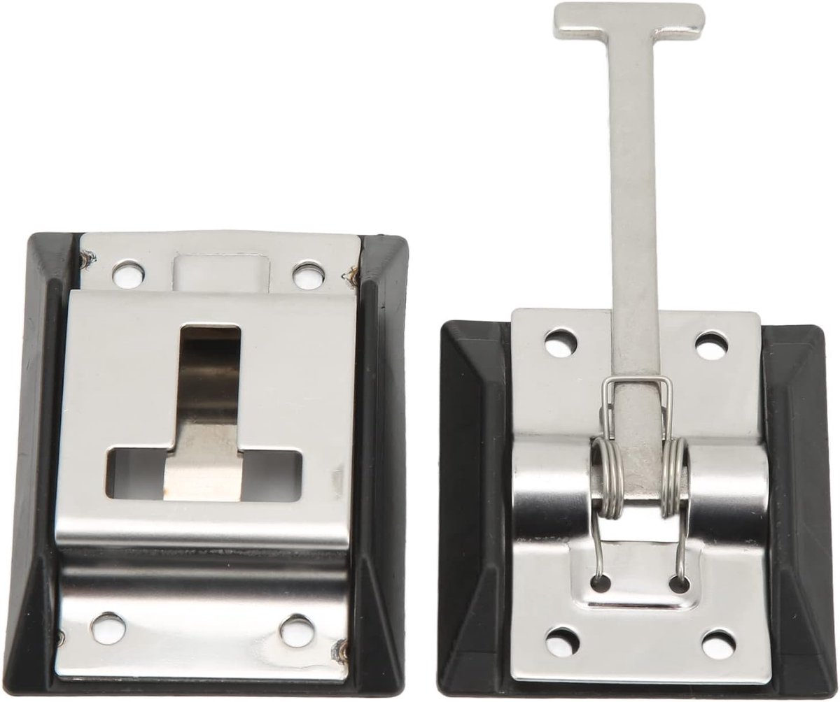 Trailer Door Holder, 316 Stainless Steel Heavy Duty Universal T Pillar Door Catcher Access Door Catcher Door Hardware - ShopVlot