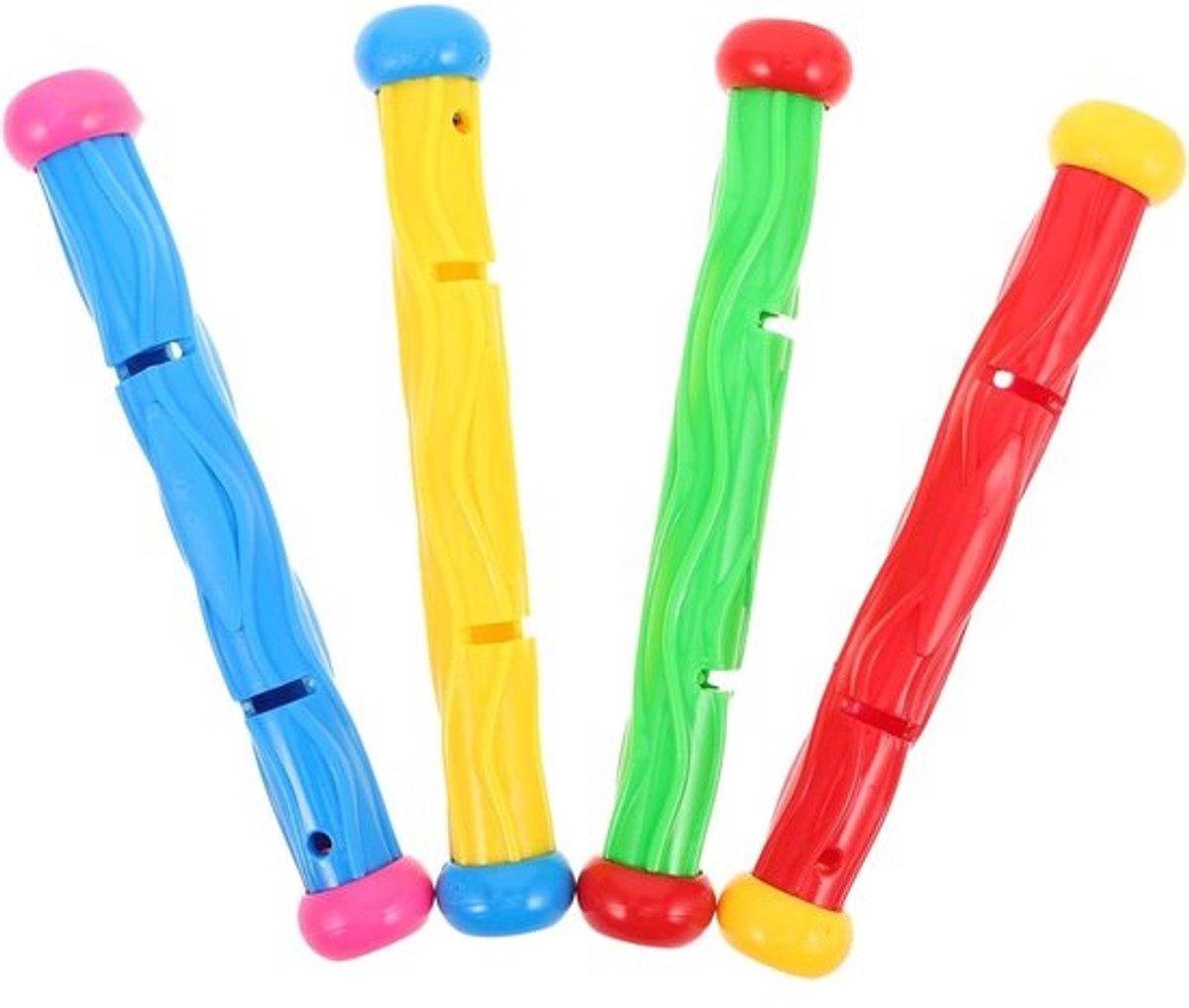 Duikstokken Zwembad - Onderwater Speelgoed - Zwemtraining Kinderen - Snel Zinkend Ontwerp - 18cm Lengte - Assorti Kleuren