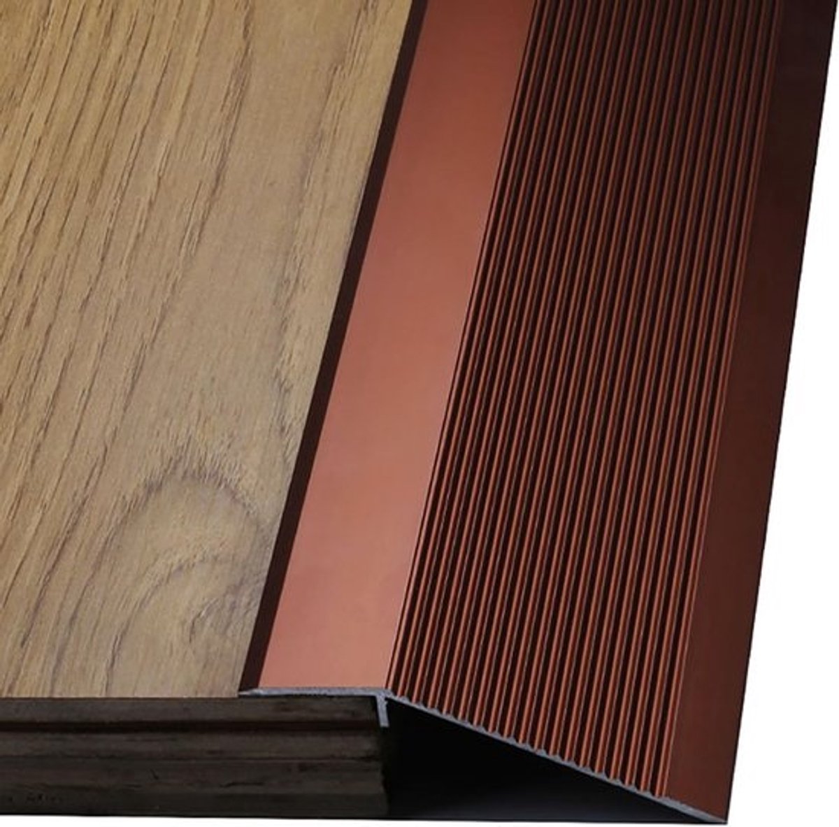 Lichtgewicht Aluminium Drempelhelling 90cm - Antislip Vloerovergang voor Rolstoel en Robotstofzuiger