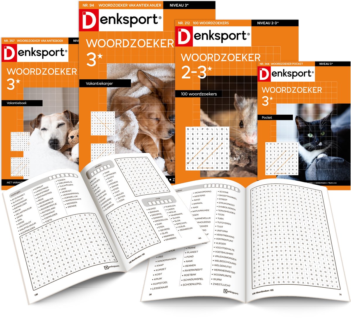 Denksport Woordzoeker puzzelboek pakket nr. 15