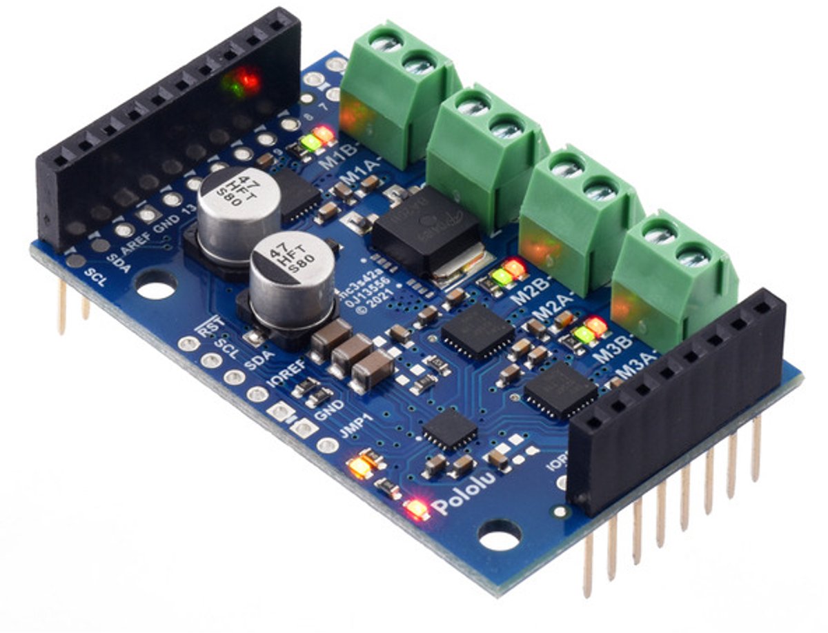 Motoron M3S256 Triple Motor Controller Shield for Arduino Pololu 5030