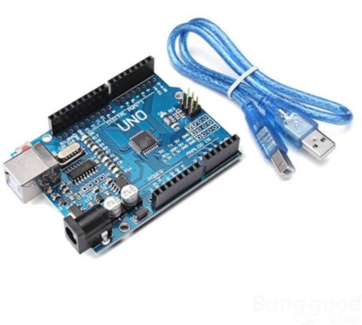 UNO R3 CH340 met USB-kabel – Arduino Compatibele Microcontroller