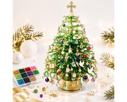 DIY Beaded Christmas Tree Kit Handgemaakt Decoratie voor Kerstmis en Halloween Creatieve Activiteit voor Kinderen en Volwassenen Perfecte Cadeau voor Feestdagen - Geloof