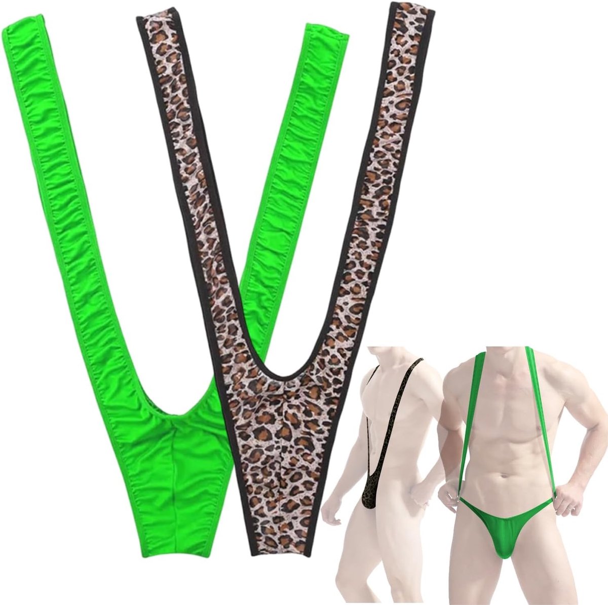 Vormgevende Mannen Thong - Grappige Onderbroeken en Badmode Geschenken - V-vormige Bikini en Zwemshorts