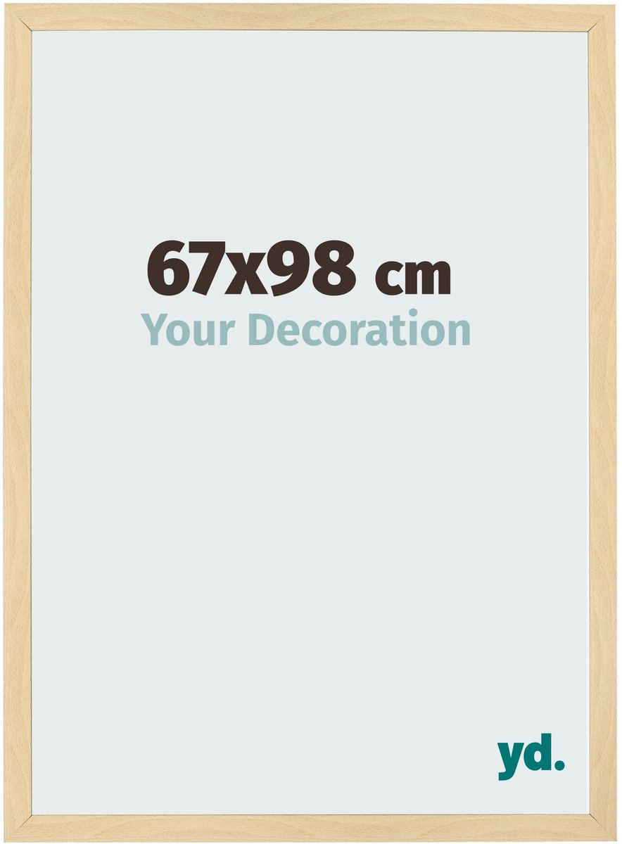 Your Decoration - Fotolijst 67x98 cm - MDF - Beuken Decor - Bologna