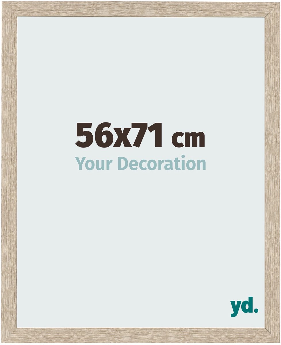 Your Decoration - Fotolijst 56x71 cm - MDF - Sonoma Eiken - Bologna