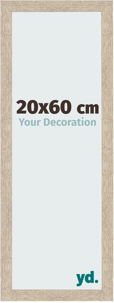 Your Decoration - Fotolijst 20x60 cm - MDF - Sonoma Eiken - Bologna