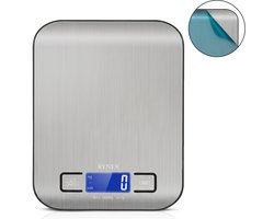Rynex Keukenweegschaal Digitaal - Precisie Weegschaal Keuken - Tot 10kg - LCD-Scherm - Tarra functie - Inclusief batterijen