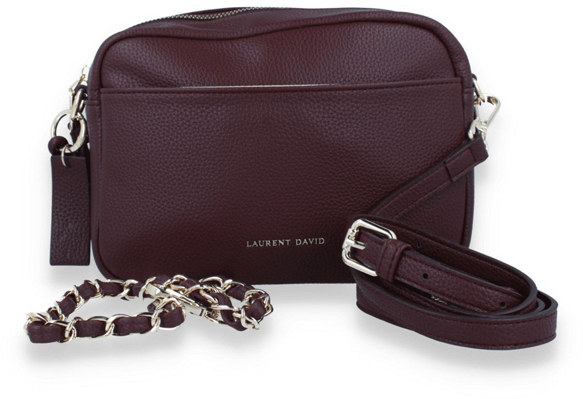 Laurent David Dames Crossbody Estée | Bordeaux | Maat: One Size