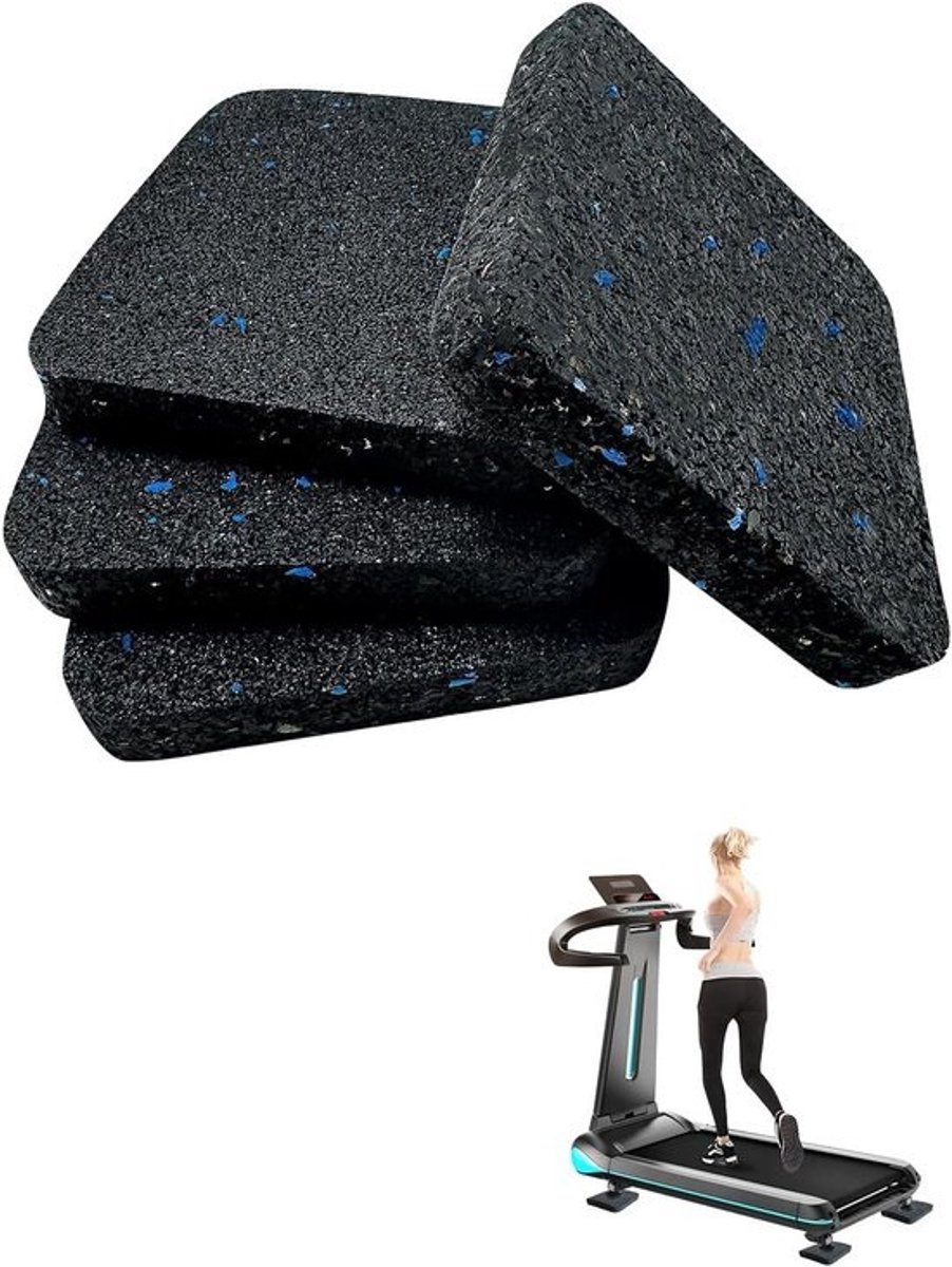 4x Anti-Vibratie Rubberen Onderzetters voor Wasmachine en Droger