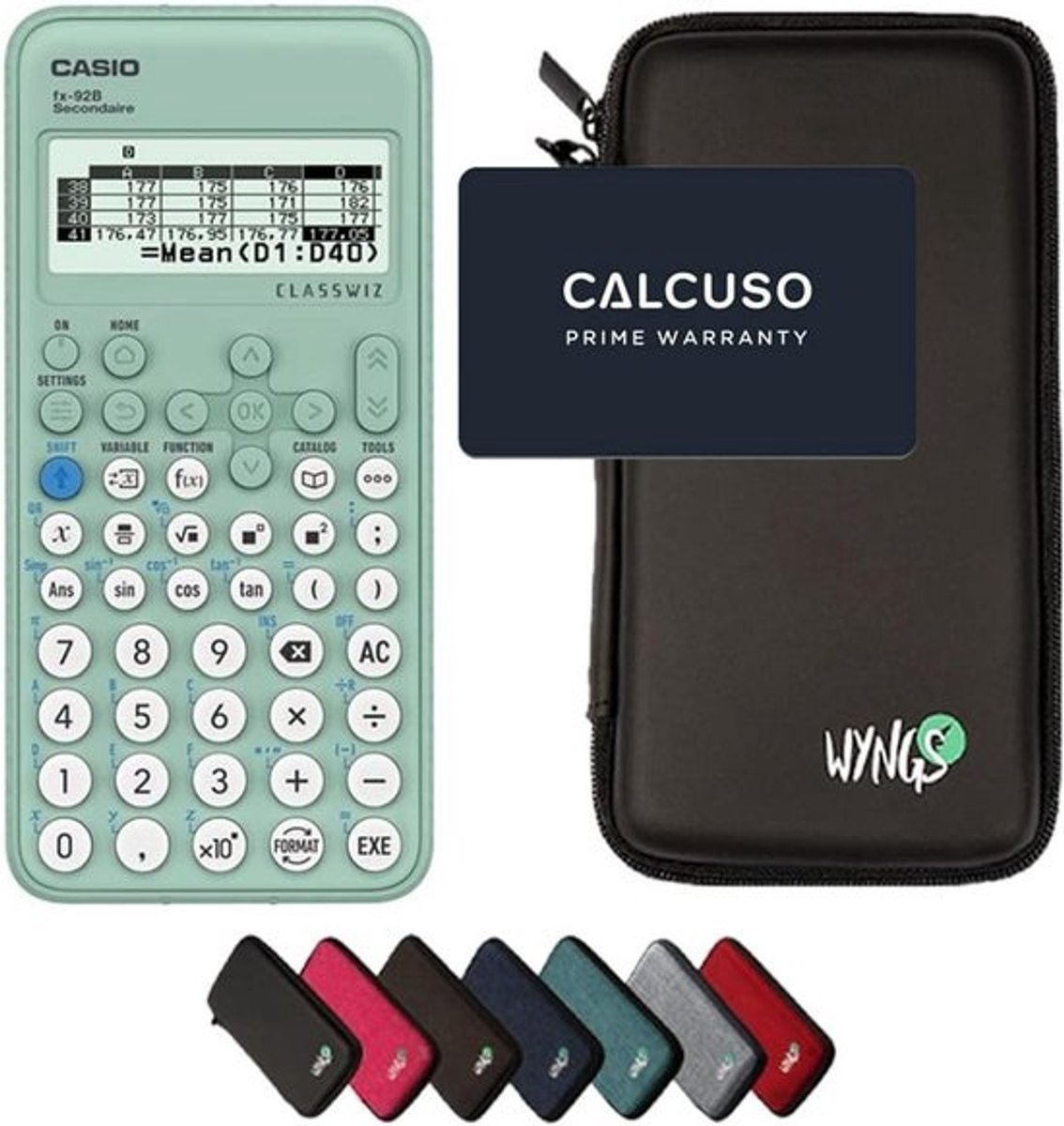 Wetenschappelijke Rekenmachine met Beschermhoes - Casio FX-92B Tweedehands