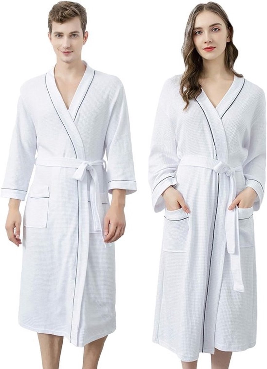 Xiang Ru Kimono badjas, dames heren badjas, badjassen voor koppels houdt van nachthemd voor alle seizoenen