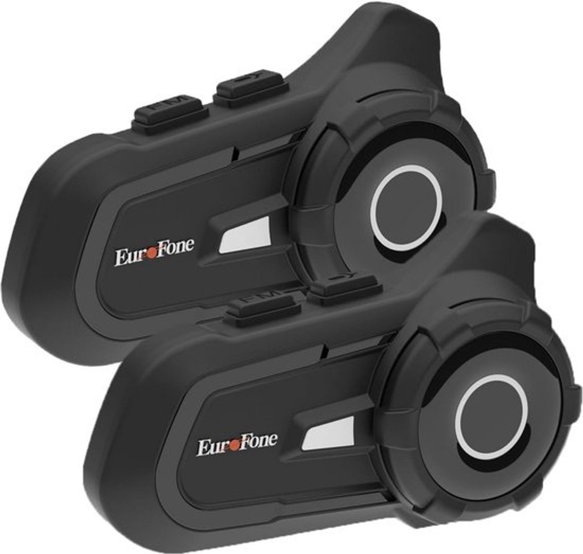 Motorhelm Intercom Systeem voor 2 Rijders - Bluetooth 5.1 Communicatie met 2 Microfoons