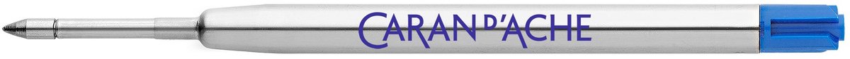 CARAN D'ACHE vervangingsrefill voor rollerball, F, blauw