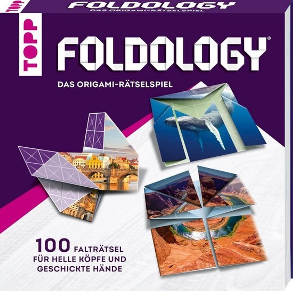Origami Puzzelspel - 100 Unieke Vouwpuzzels voor Slimme Geesten - Perfect Cadeau voor Jong en Oud