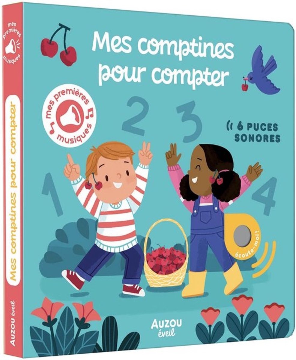 Leuke geluidenboek met telrijmpjes voor kinderen