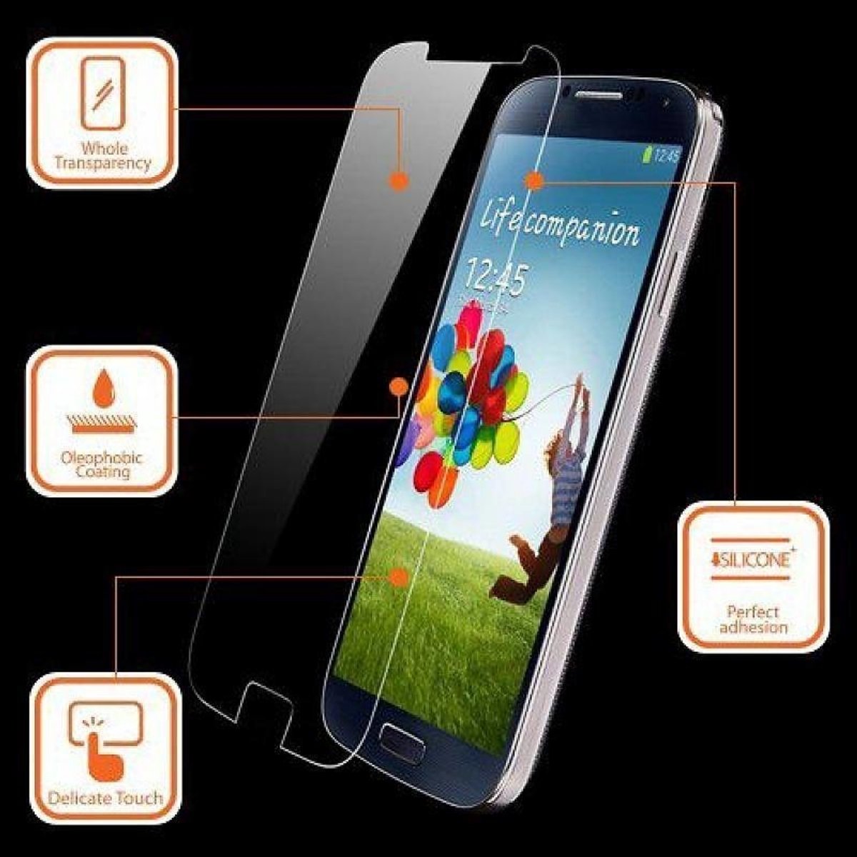 5x Screenprotector Samsung Galaxy M52 - Krasbestendig Beschermglas, Gehard Glas Schermbeschermer