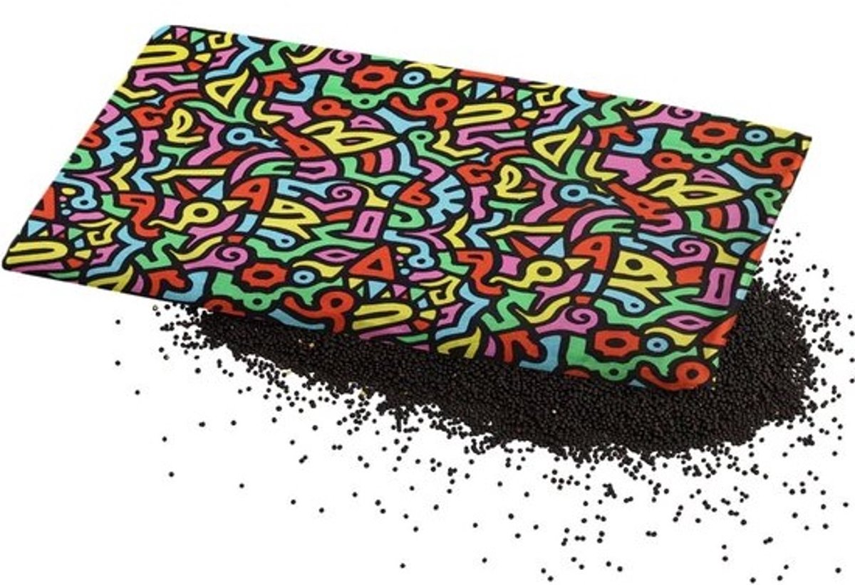 Comfortabel Warmtekussen met Koolzaadvulling - 24x18 cm - Ideaal voor Nek, Schouder en Rug - Handgemaakt - Cartoonmotief