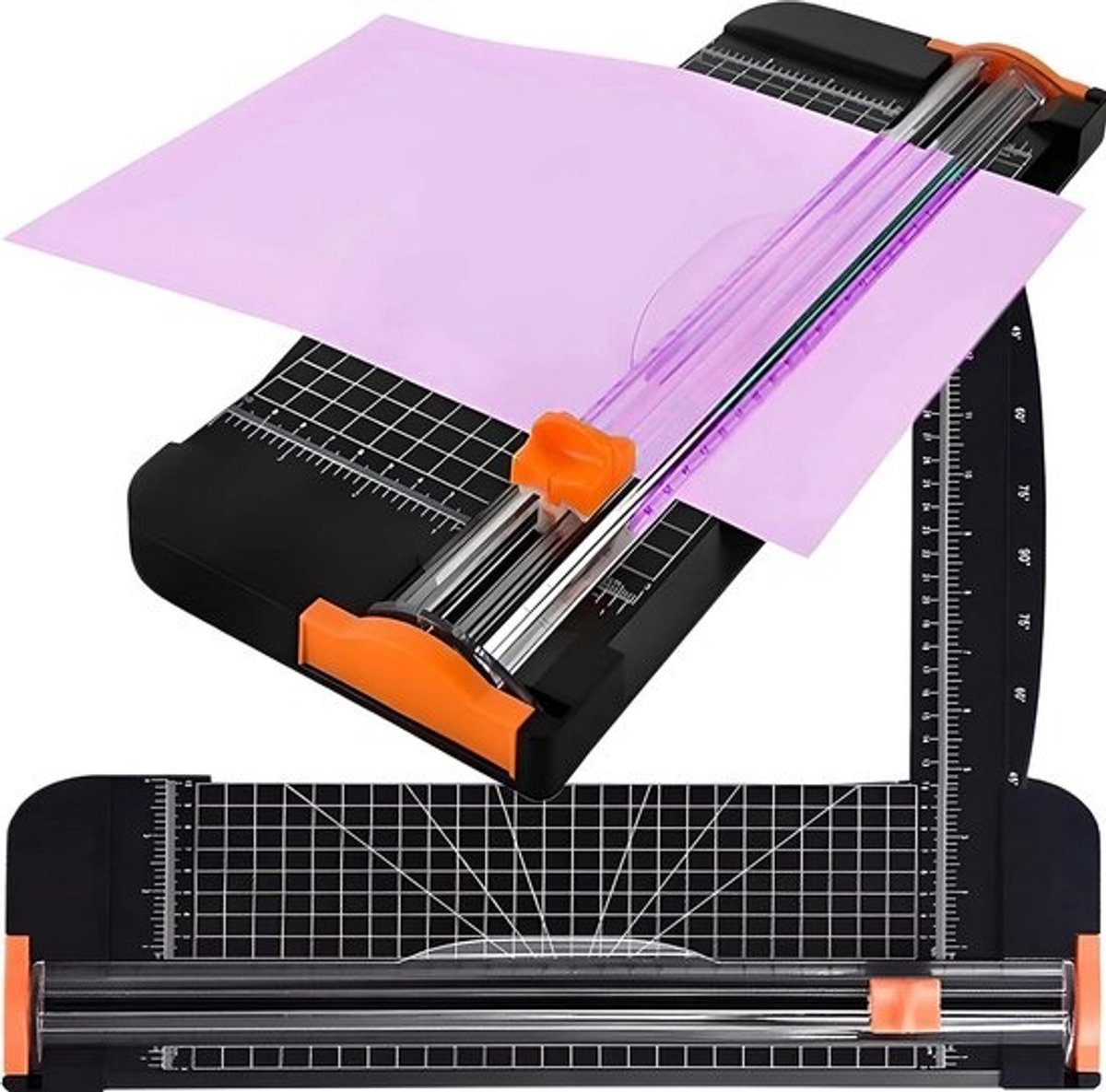 Precisie Papiersnijder A4 A3 Guillotine voor Knutselen en Kantoor - Snijmachine met Hoekfunctie
