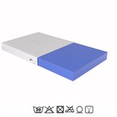 180 x 200 Topmatras Orthopedisch Luxe Topper Koudschuim 180x200 - Hybride 12cm dik - Bamboo Tijk Extra Ventilerend Gemiddeld