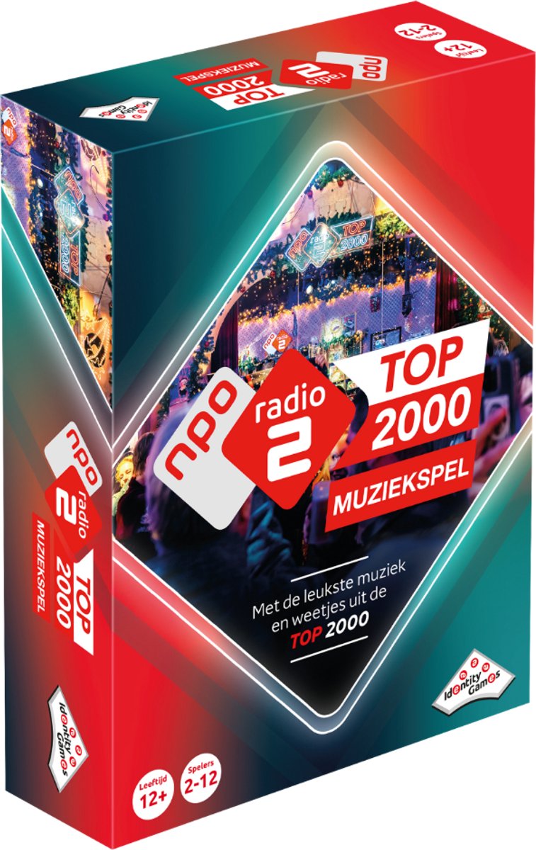 Top 2000 Muziekspel - Partyspel - Met de leukste liedjes en weetjes uit de Top 2000