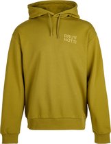 Brunotti - Haral Hoodie Heren - Dark Moss - Sweater met Capuchon - Trui - Relaxed fit - Rib Details - L