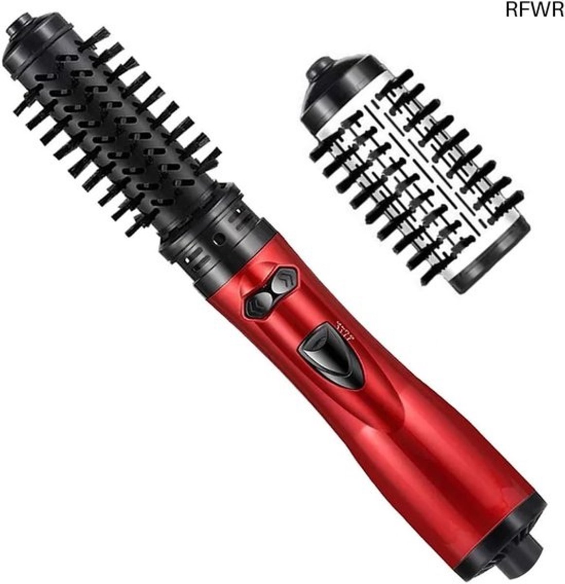 RFWR® Roterende föhnborstel met warme luchtfunctie - Multifunctionele haardroger en stijltang - 360 graden draaibaar