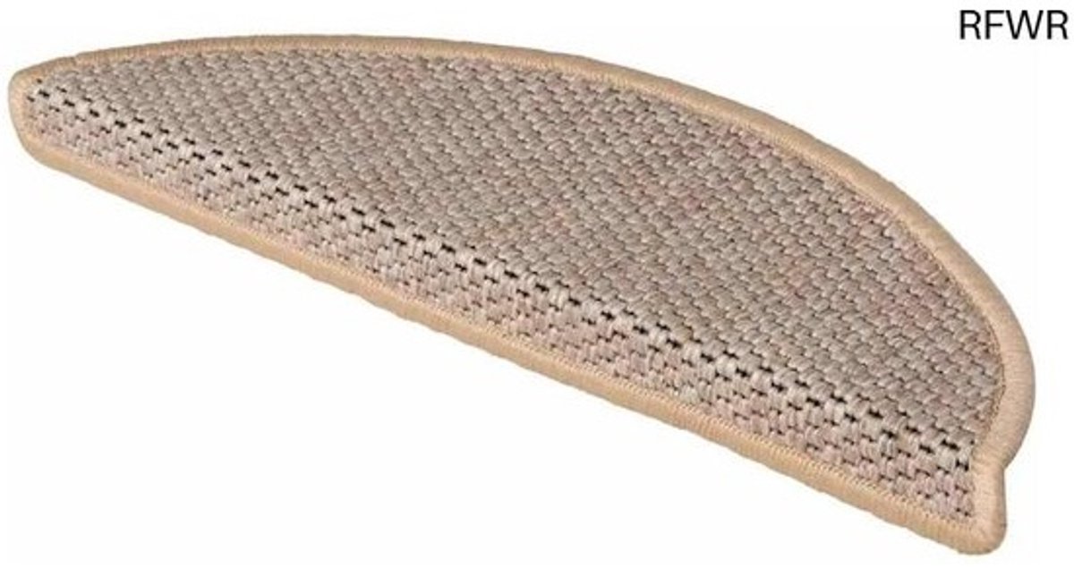 RFWR® Zelfklevende Trapmatten 15 stuks - Antislip en Comfortabel - Lichtbeige 56x17x3 cm