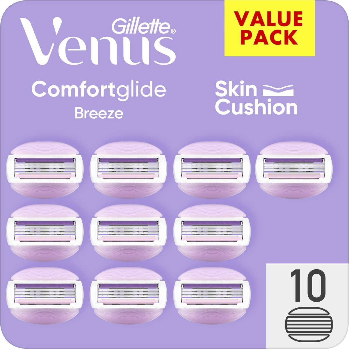 Gillette Venus Comfortglide Breeze - 10 Scheermesjes