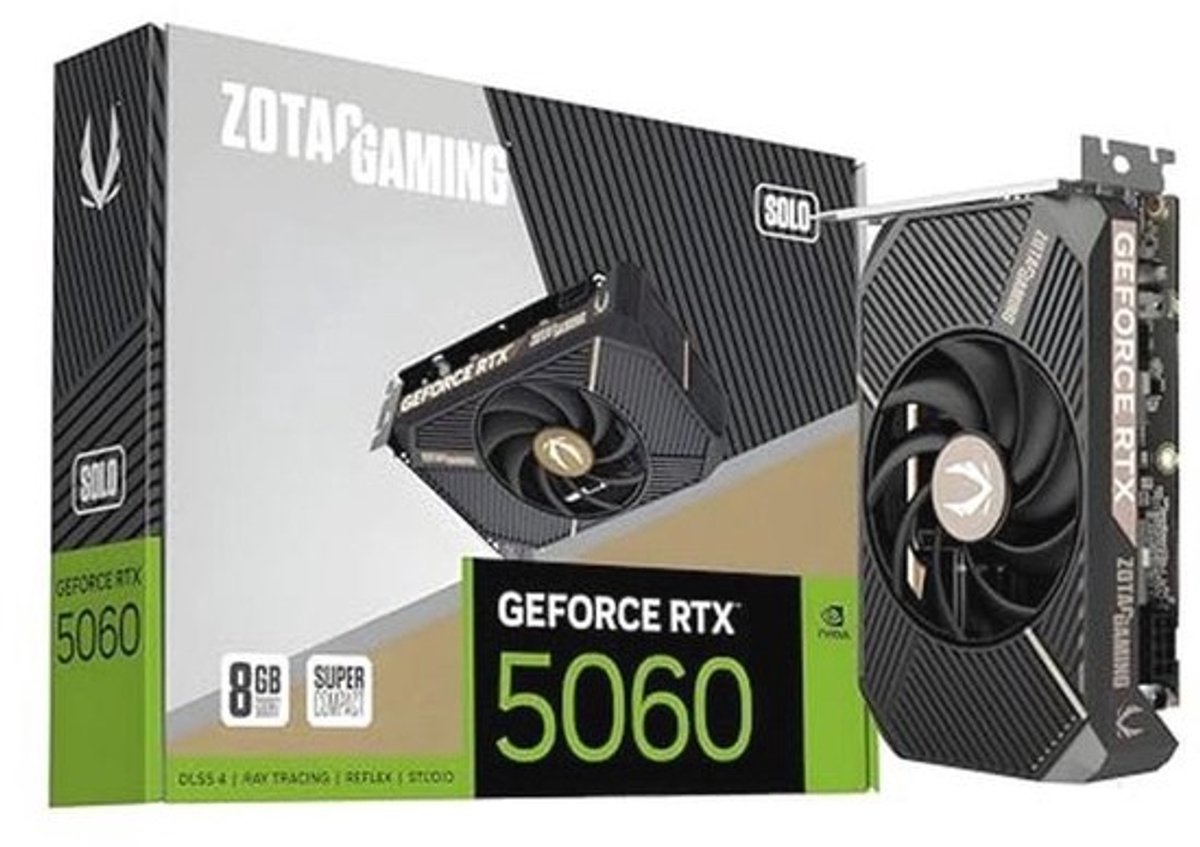 RTX 5060 8GB GDDR7 Grafische Kaart met HDMI en 3x DisplayPoorten