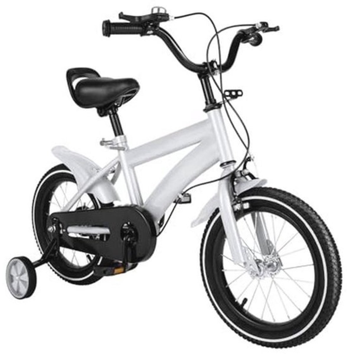 14 inch Kinderfiets voor Jongens en Meisjes met Trainingswielen - Geschikt voor 3-6 Jaar