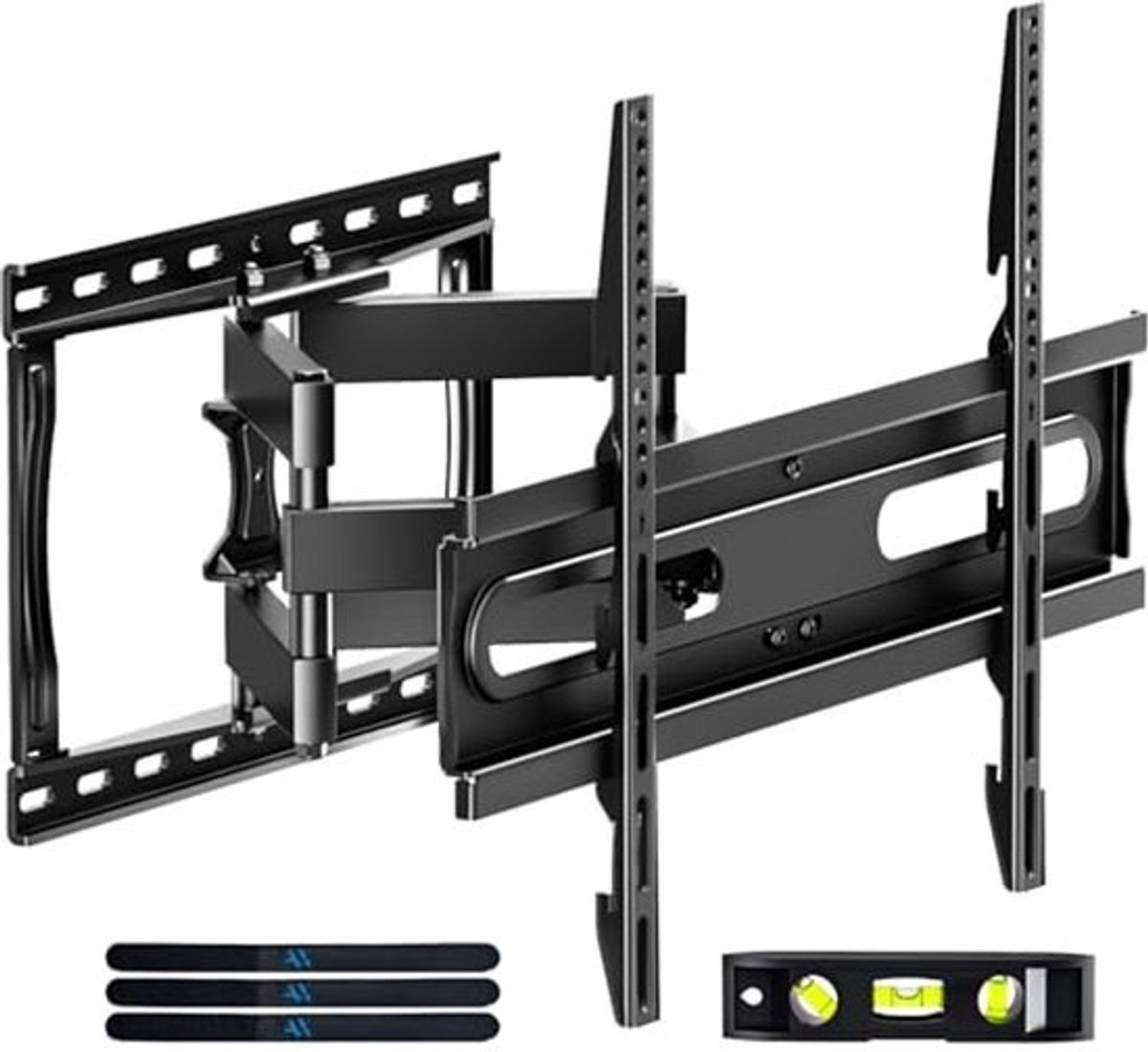 Draaibare en Kantelbare TV-Muurbeugel voor 32-65 Inch - Complete Bewegingsmogelijkheden met Scharnierende Dubbele Armen