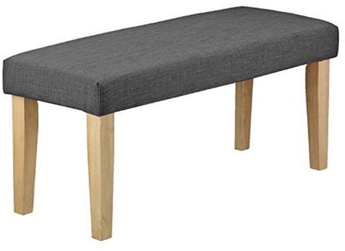 Upholstered Sofa Bench for Bedroom and Hallway - Comfortable Grey Seating